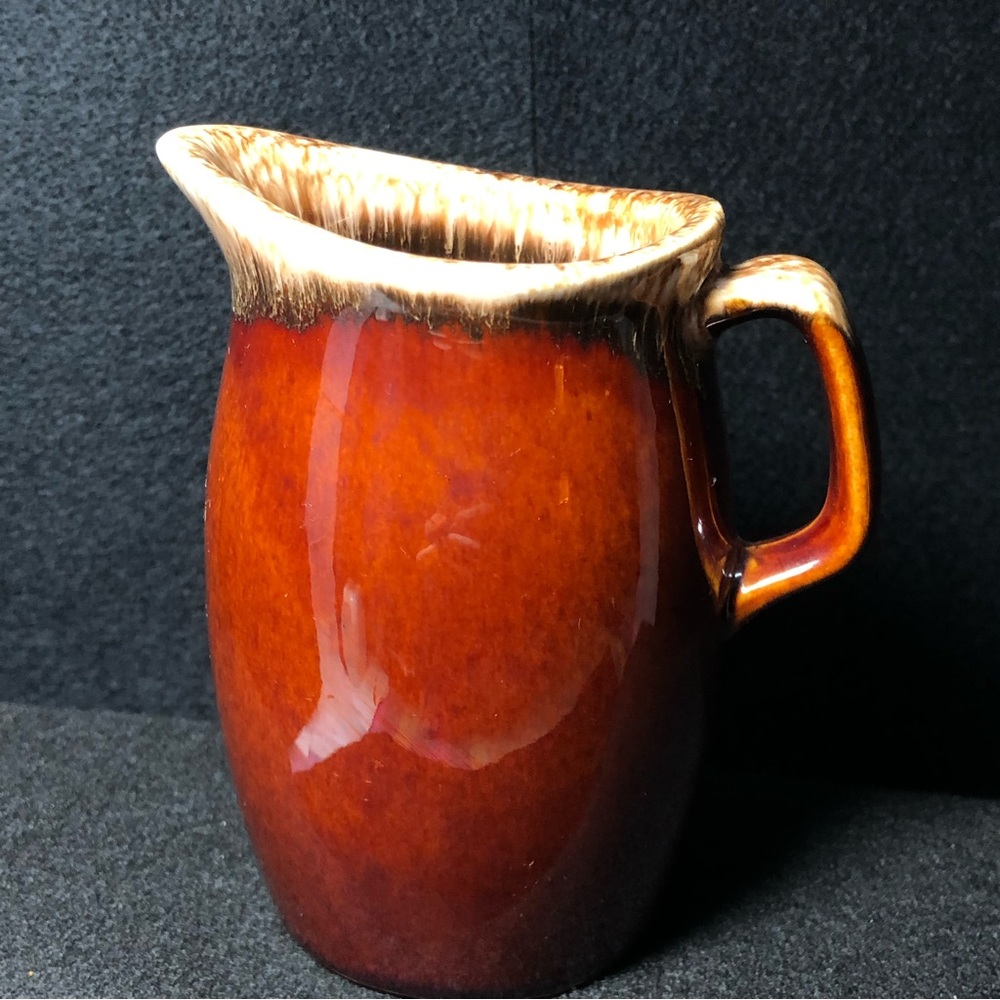 Hull Small Pitcher | Creamer Brown Drip Glaze Stoneware *Host Pick*🥳